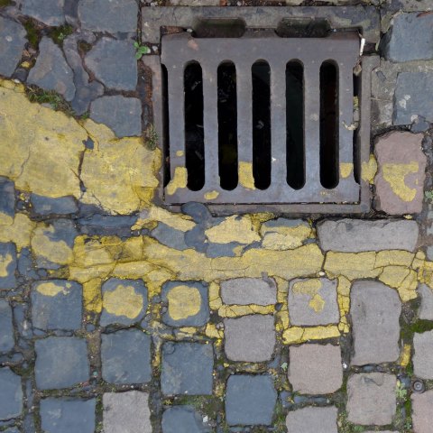 d00453: semi-abstract photo (road grid in Coventry) by Ewart Shaw